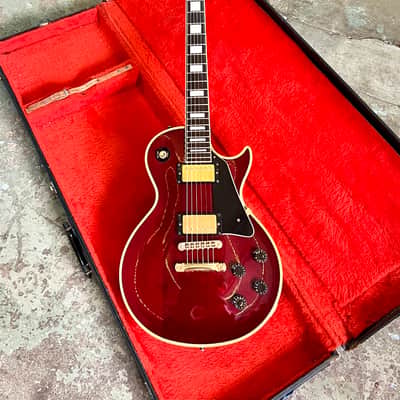 Orville by Gibson Les Paul Custom c 1990’s - Wine red original vintage MIJ Japan OBG image 4