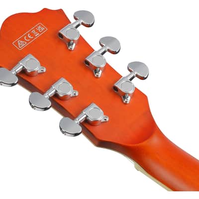 Used Ibanez AS73TTF AS Artcore Semi-Hollow - Transparent Tangerine Flat image 5