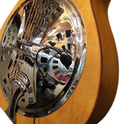 "THE FEATHER" REGAL RESONATOR GUITAR PICKUP with FLEXIBLE MICRO-GOOSE NECK by Myers Pickups image 2