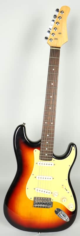 Unbranded Deluxe Strat Style Electric Guitar w/ Gig Bag image 1