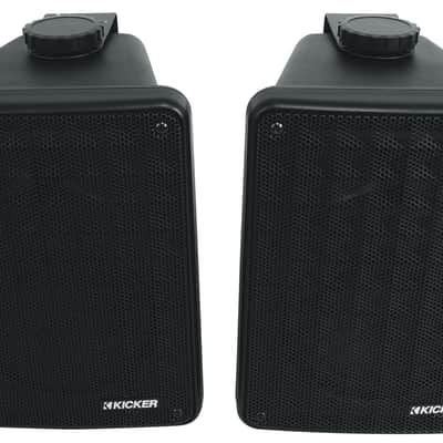 Pair Kicker 46KB6B KB6 6.5" 150w Indoor/Outdoor Black Home Theater Speakers KB6B image 4