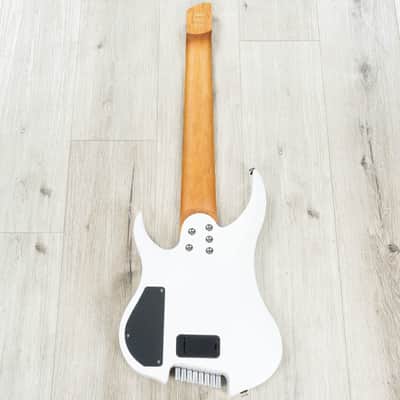 Mint Legator G8FOD Ghost Overdrive Headless Multi-Scale 8-String Guitar, Pale Moon Ebony, Arctic Blu image 6
