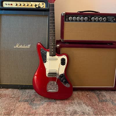 Fender Jaguar 1963 - Candy Apple Red with Matching Headstock [DEMO VIDEO] image 3