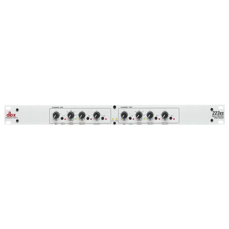 dbx 223xs Stereo 2-Way/Mono 3-Way Crossover with XLR Connectors image 1