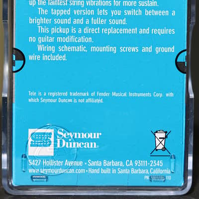 Seymour Duncan STL-2 Hot Lead Tele PICKUP Bridge for Fender Telecaster Guitar image 2