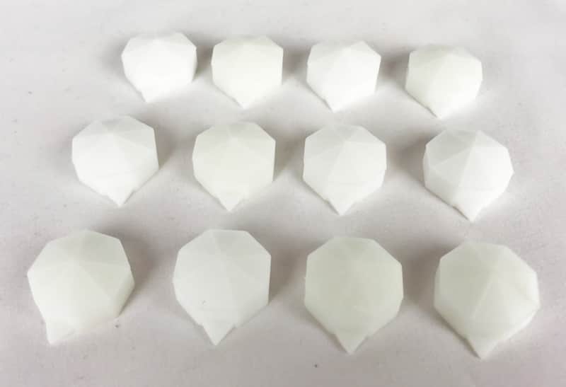 Fox Guitars 12 Vintage Daka-ware Style Octagon Pinwheel Guitar Pointer Knobs Off-White image 1