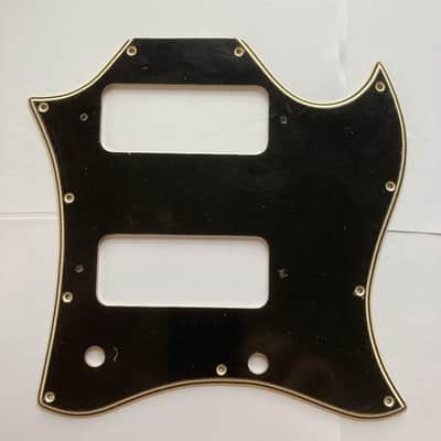 Black/Cream Wide Bevel Pickguard for Vintage 1966-1972 Gibson SG Special image 1