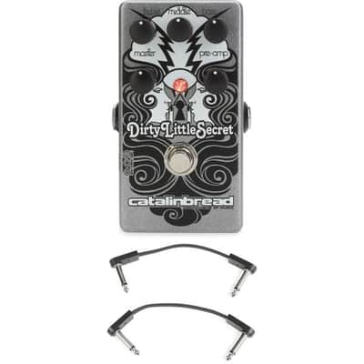 Catalinbread Dirty Little Secret Foundation Overdrive Pedal with 3 Patch Cables image 2