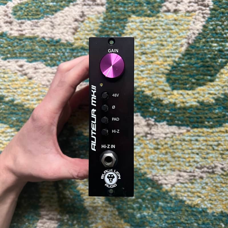 Black Lion Audio Auteur MKII 500 Series Mic Preamp | Reverb