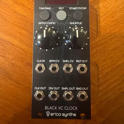 Erica Synths Black VC Clock V2 2014 - Present - Black image 1