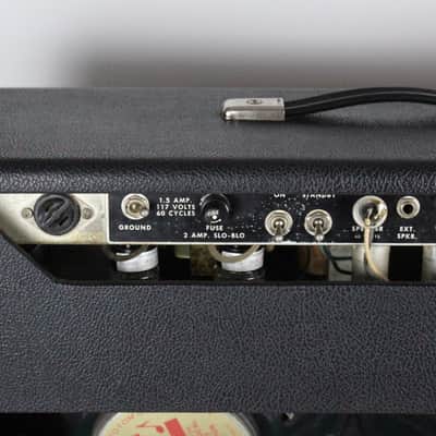 1966 Vintage Fender Pro Reverb Amplifer Combo "Black Face" 2x12 40 Watt Amp 1960s USA image 7