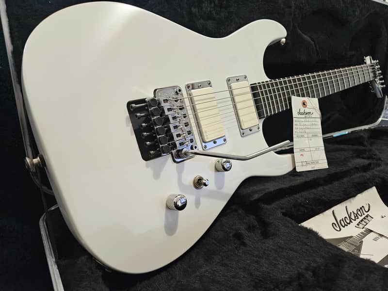 Jackson USA Custom Shop Snow Blind Soloist 2007 Snow White Pearl w/ Hardshell Case image 1