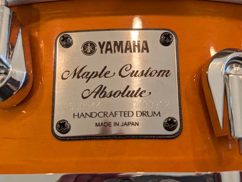 Yamaha Maple Custom Absolute Nouveau 4x14" Snare Drum image 1