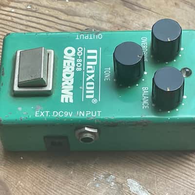 Vintage very rare 1978 1979 Maxon Ibanez OD808 OD-808 Overdrive dual op amp guitar pedal Tubescreamer image 4