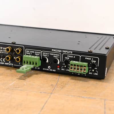 Rane CP64 Dual Zone Audio Distribution and Paging Preamp CG01ULU image 8