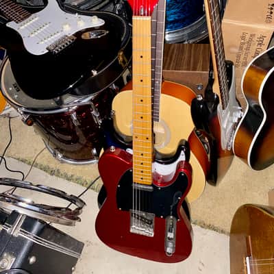 Kay "State of the Art" Telecaster 1980's - Candy Apple Red image 1