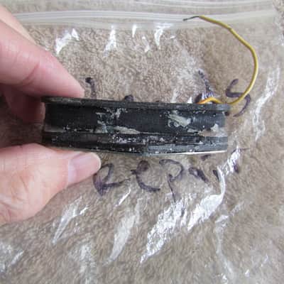 Telecaster Bridge Pickup Needs Repair Aftermarket Flat Pole Piece Telecaster Bridge PU For Repair image 3