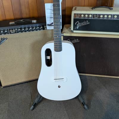 Lava Music ME Play AcousticElectric Guitar With Gig Bag & Charging Dock - Frost White (Demo) image 1