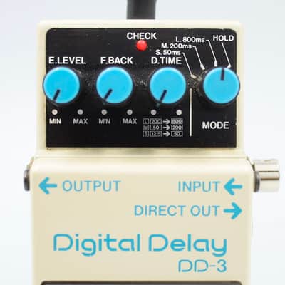 Boss DD-3 Digital Delay 1994 Made in Taiwan Pink Label Guitar Effect Pedal EG11637 Bild 3