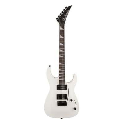 Used Jackson JS Series Dinky Arch Top JS22 DKA - Snow White w/Amaranth FB image 2
