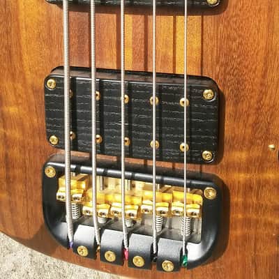 Wal MK II 1989 Shedua Facings w/ ATA Bass Guitar flightcase image 5