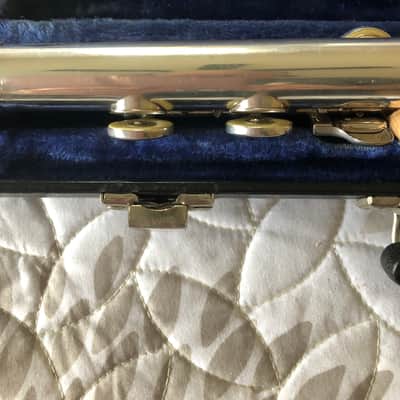 Haynes Commercial Model Flute, All silver throughout, Offset G key, Closed hole, C footjoint 1937 image 11