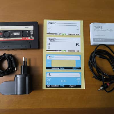 Reloop Tape recorder dj - 1/8" TRS to USB Analog to MP3 Converter 2010s - Black with Graphic image 3