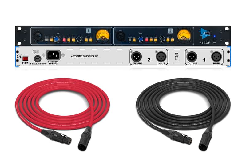 API Audio 3122V | 2-Channel Microphone/Line Preamplifier image 1