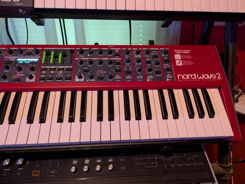 Nord Wave 2 61-Key 48-Voice Polyphonic Synthesizer 2013 - 2022 - Red image 1