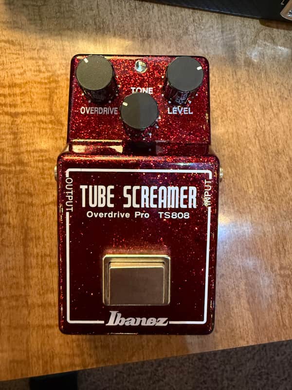 Ibanez TS808 Tube Screamer 40th Anniversary 2019 - Ruby Red Sparkle image 1