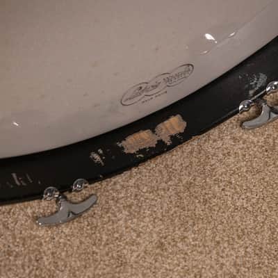 1960s Ludwig Rock Duo White Marine Pearl Drum Set image 12