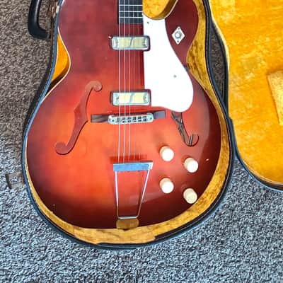 Vintage Harmony Rocket hollow body electric guitar made in usa image 18