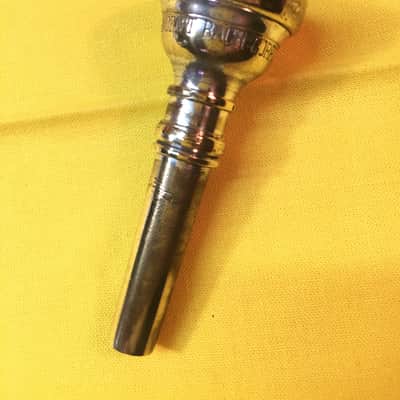 New York Bach-Bb Cornet Mouthpiece-6C-c.1940's-Good Condition-Needs Plating image 2