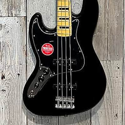 NEW Squier Classic Vibe '70s Jazz Bass Left-Handed - Black, We Love Lefty Players! Pro Set Up Included! image 2