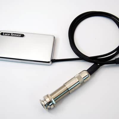Lace USA Ultra Slim Acoustic pickup - chrome image 3