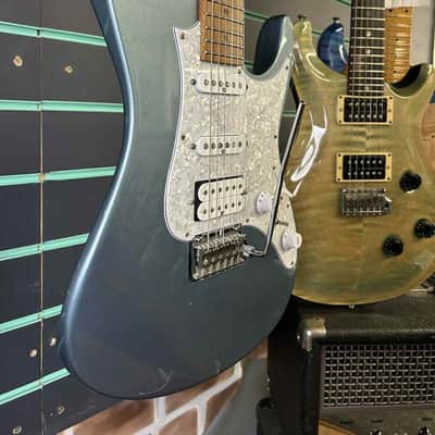 Ibanez AZ2204-ICM Ice Blue Metallic 2018 Electric Guitar image 3