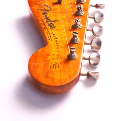 Fender Jazzmaster 1962 Sunburst - cool and completely original vintage guitar - check video! image 11