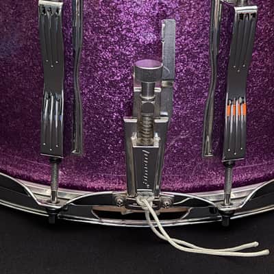 Ludwig Classic Maple 14" x 8" Snare Drum - Purple Sparkle image 7