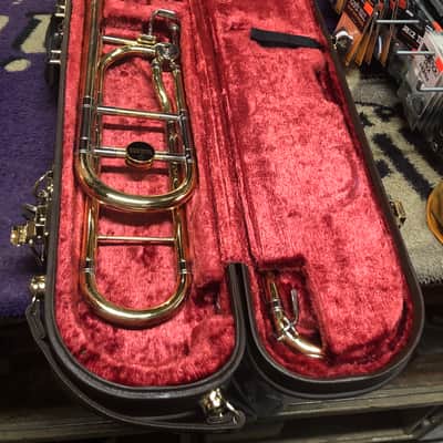Yamaha YSL-882GO Xeno Open Wrap Trombone 2010s - Lacquered Brass image 12