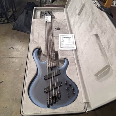 Ibanez BTB605MS-MAM Bass Workshop 2024 - Present - Midnight Arctic Ocean Matte image 2