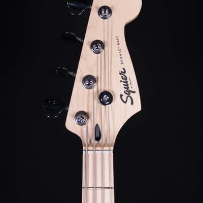 Squier Sonic Bronco Bass, Maple FB, Arctic White image 9
