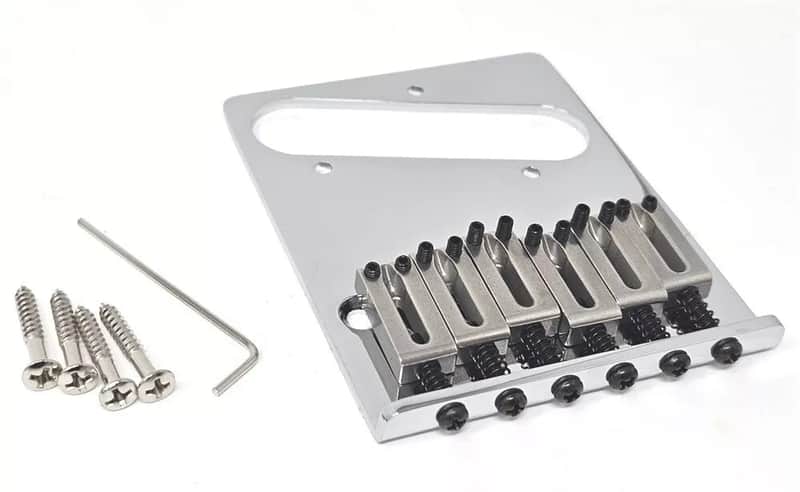 True Custom Shop® Gotoh Brass Bridge with Steel Saddles for Fender Modern Tele Telecaster image 1