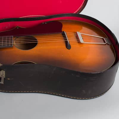 Kay  Kay Kraft Venetian Style B Arch Top Acoustic Guitar (1932), black chipboard case. image 15