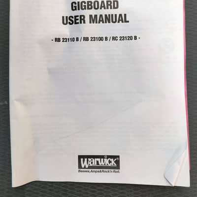 Warwick Gigboard RB23110 Pedalboard - Nero image 6