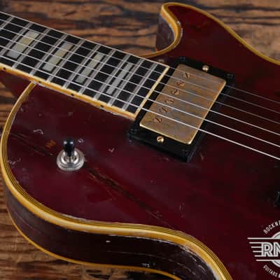 1976 Gibson Les Paul Custom - Wine Red image 8