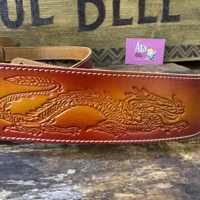 Blue Bell Straps ARTISAN ZOZO 73 Two Tone Aniline Colors Custom Shop for Al’s Music Factory image 5