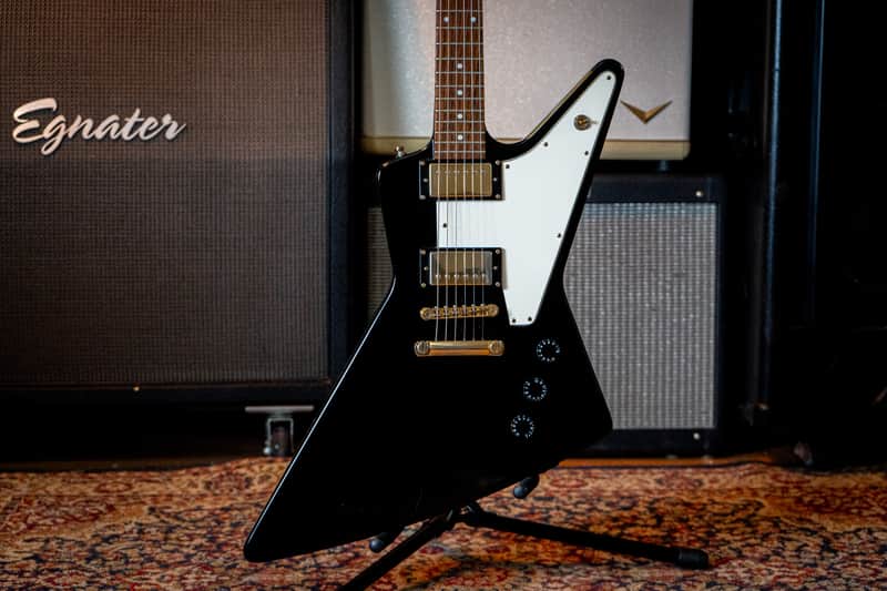 Epiphone Explorer 2007 Ebony Black 100% Original VG Condition image 1