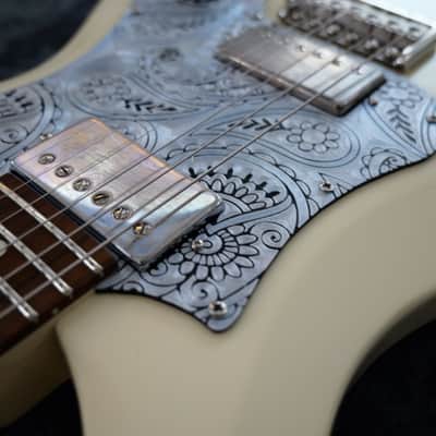 PRS Paul Reed Smith Lightweight 6.6LB S2 Standard 22 Dots Inlay Gloss Antique White Custom Pickguard Aged pickups image 7