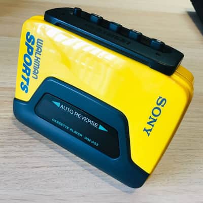Sony WM-A53 [COLLECTIBLE] Walkman Cassette Player, Awesome Yellow, Working ! image 10