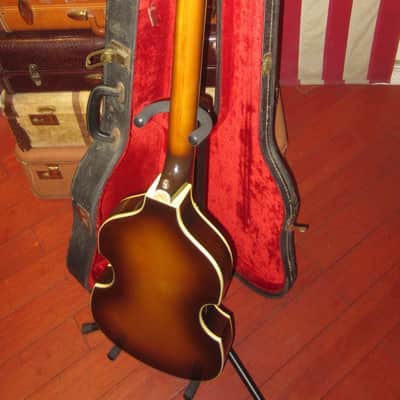 1965 Hofner 500/1 Beatle Bass LEFTY Sunburst w/ Original Hardshell Case image 4